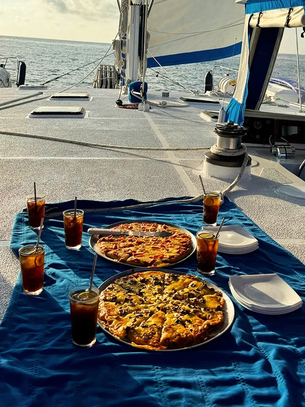 Snack aboard the Nemo II