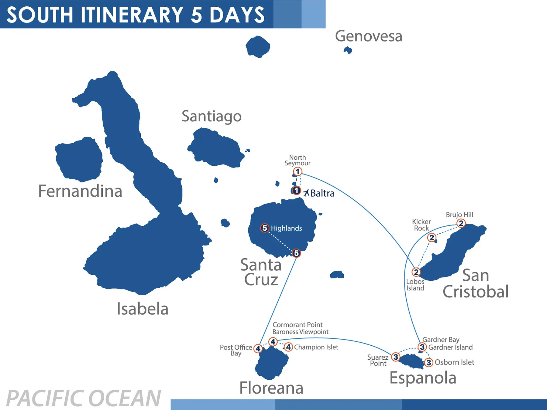 Nemo II Itinerary South South Itinerary B5 Nemo II